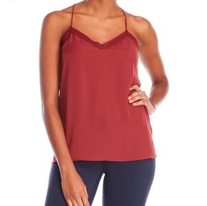 Jessica Simpson Hester Braid Lace-Trimmed Cami Top